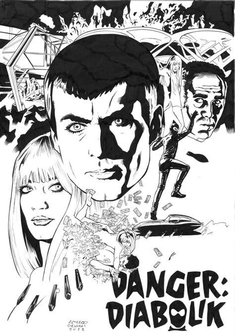 Danger Diabolik Illustrazione Avalon Comic Art