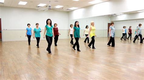 Barn Dance Line Dance Dance Teach in English 中文 YouTube