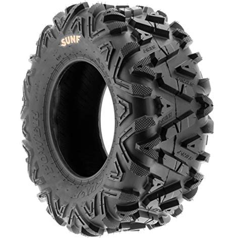 Set of 4 SunF Power.I ATV UTV all-terrain Tires 25x8-12 Front & 25x10 ...