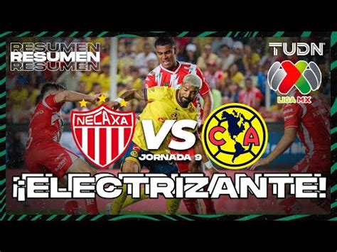 América vs Necaxa 1 1 resultado resumen y goles por Liga MX