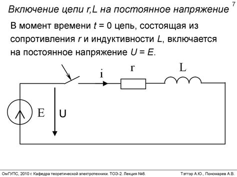 Классический метод расчета переходных процессов Переходные процессы в цепях с R и L R и C при