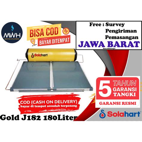 Jual Pemanas Air Tenaga Surya Solar Water Heater Solahart G J