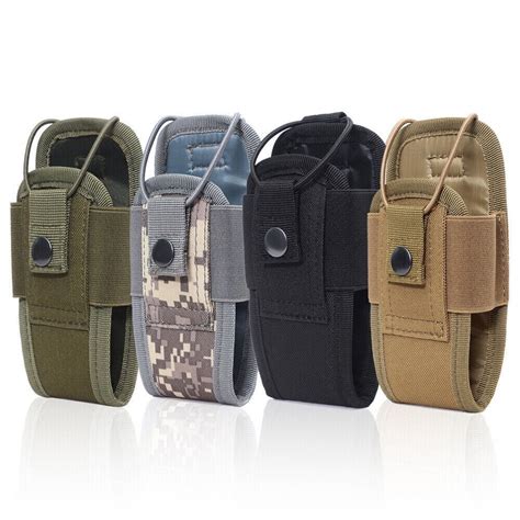 Tashhar Tactical Molle Radio Walkie Talkie Pouch Waist Bag Outdoor