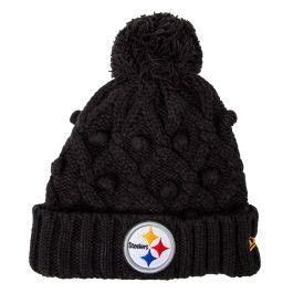 Pittsburgh Steelers Women's New Era Toasty Pom Knit Hat