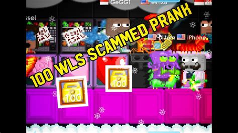 Growtopia Dls Wls Dirts Got Scammed Prank Youtube