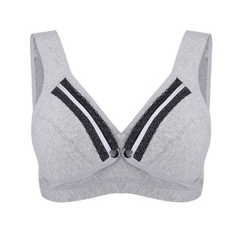 Walfront Breastfeeding Bra Maternity Bra Cotton Wire Free Maternity