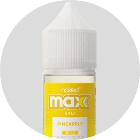 Juice Pineapple Max Salt Nicotine Naked