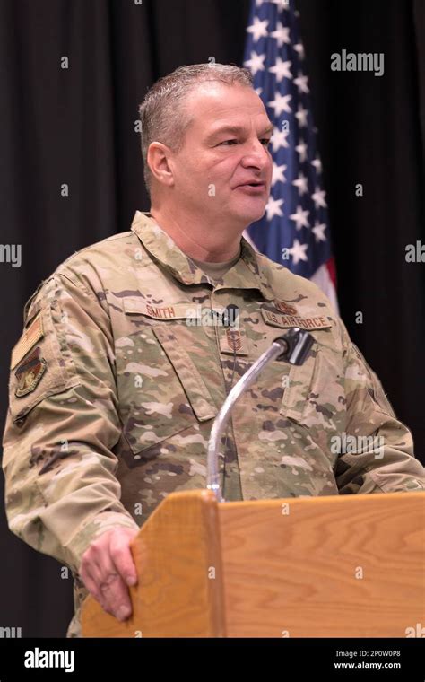 U S Air Force Chief Master Sgt Bill Smith Command Chief Master Sergeant For The Wisconsin Air