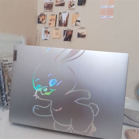 cute laptop sticker 🌸