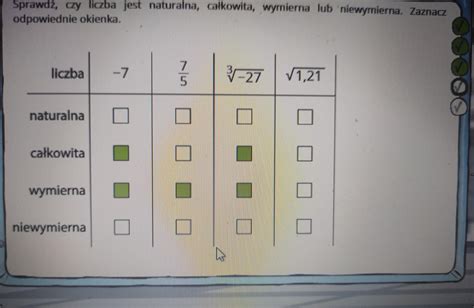 sprawdź czy liczba jest naturalna całkowita wymierna lub niewymierna