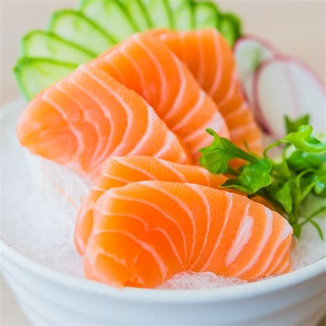 Free Photo | Salmon sashimi