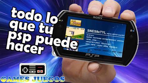 Todo Lo Que Es Posible Hacer Con Una Psp Asi Tengo Mi Psp Llena De