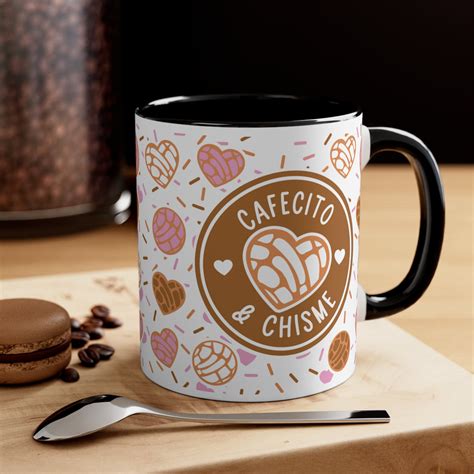 Cafecito Y Chisme Mug Conchas And Coffee Design Perfect Christmas