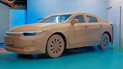 Scale Cardboard Toyota Crown Even Has Functional Lights And Doors