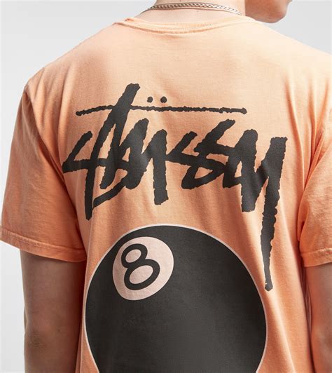 Stussy 8 Ball T-shirt in Pink for Men - Lyst