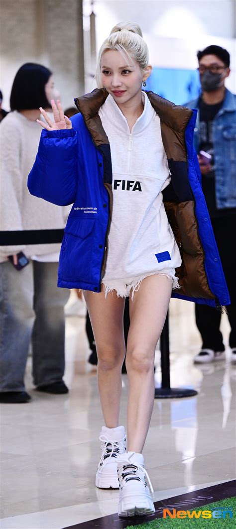 【photo】gi Dle ソヨン「fifa Official Licensed Product」のイベントに出席美脚に釘付け Kstyle