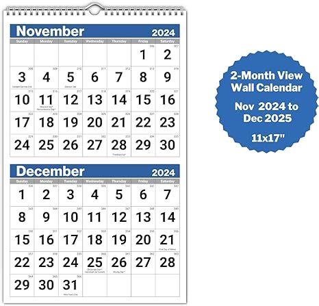 Dunwell Month View Wall Calendar X Open Use To Dec