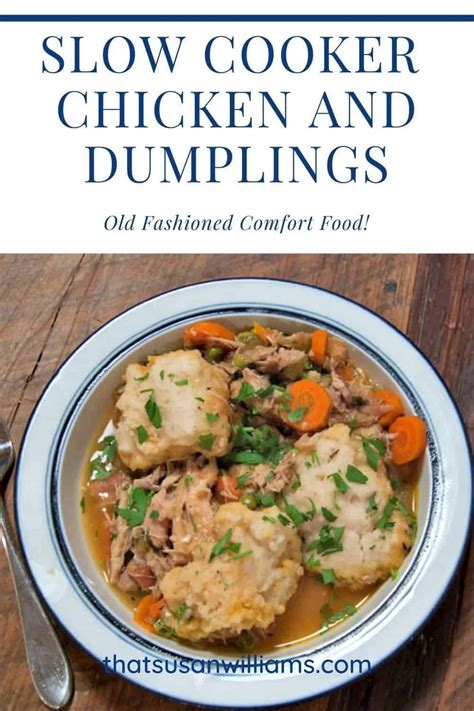 This Easy Crock Pot Recipe For Old Fashioned Slow Cooker Chicken And Dumplings Produces