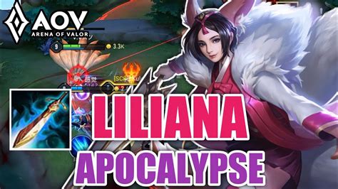 Liliana Gameplay Liliana Use Apocalypse Items Arena Of Valor