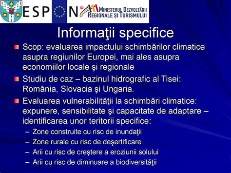 Espon Climate Schimb Ri Climatice I Efecte Teritoriale Asupra