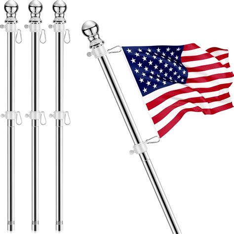 Amazon Sets Ft Flag Pole Without Bracket Stainless Steel