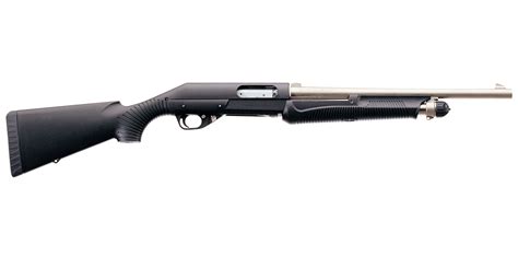 Benelli Nova Tactical 12 Gauge Pump Action Shotgun With Matte Nickel Plated Barrel Sportsman S