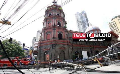 Sugatan Sa Natumbang Mga Poste Sa Binondo