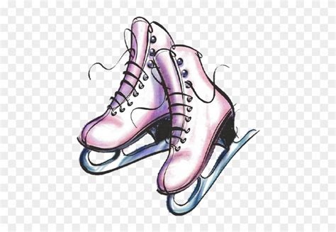 Ice Skating Shoes Png Transparent Ice Skate Clipart Transparent PNG