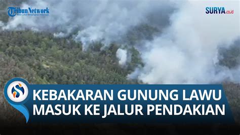 Update Kondisi Hari Ini Kebakaran Hutan Gunung Lawu Di Karanganyar