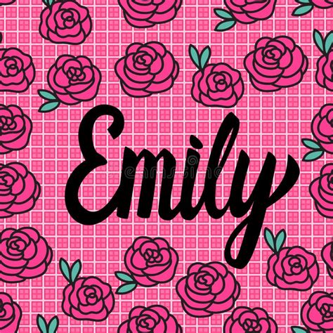 Emily Ilustraciones Stock Vectores Y Clipart Ilustraciones