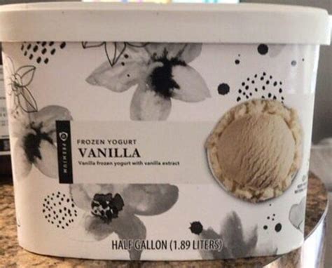 Publix Lowfat Vanilla Frozen Yogurt Gl Nutrition Information