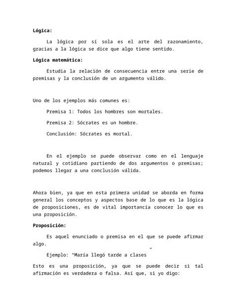 Docx Resumen De L Gica Proposicional Dokumen Tips