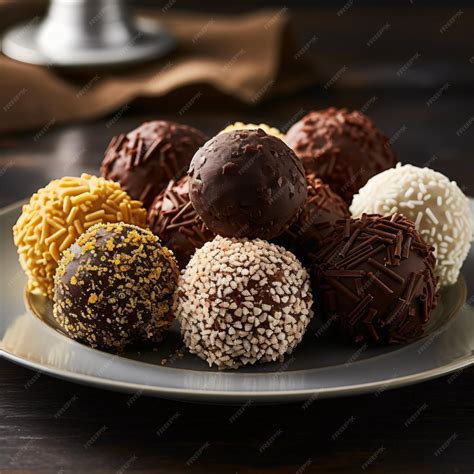 Premium AI Image | Traditional Brazilian dessert Brigadeiro