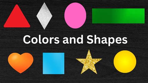 Learn Shapes And Colors Preschool Learning Educational Video For