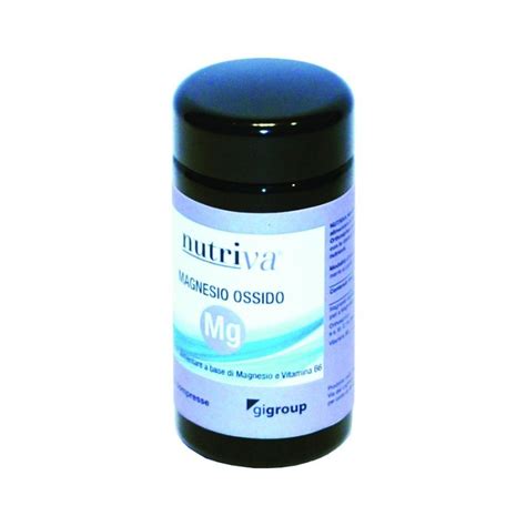 Nutriva Sali Minerali Magnesio Ossido Integratore 50 Compresse Openfarma