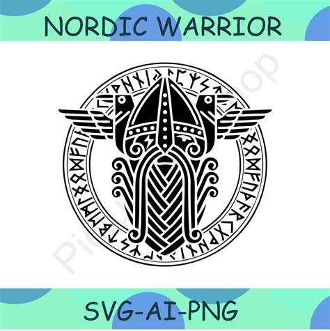 Wikinger Svg Nordischer Krieger Svg Nordisches Design Etsy Schweiz