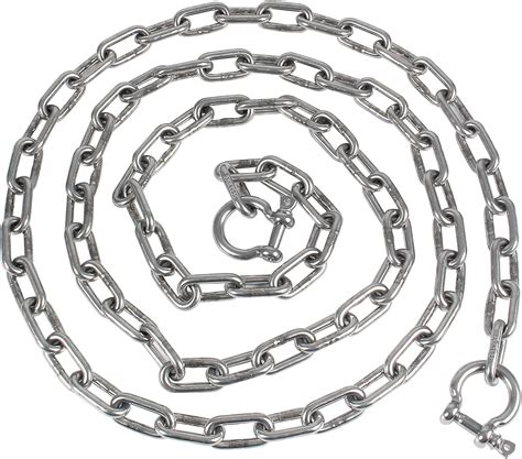 Amazon VEITHI Anchor Chain 316 Stainless Steel Boat Anchor Chain 5