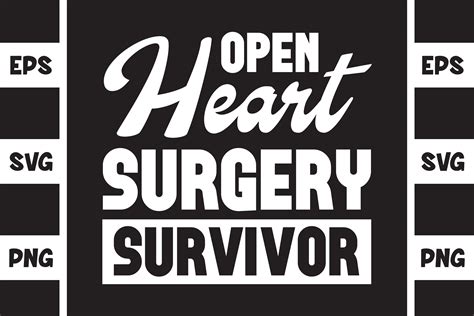 Open Heart Surgery Survivor Graphic By Illustrately Creative Fabrica