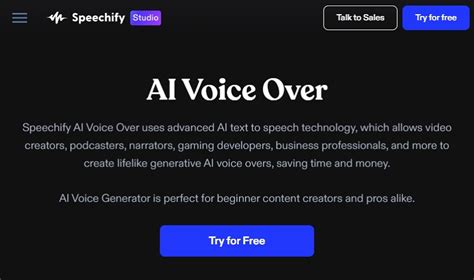 Best Ai Voiceover Generators To Create Voiceovers For Free In