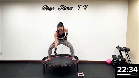 Challenging Rebounding Mini Trampoline Full Body Workout→ Cardio And Weights Rebounder Routine