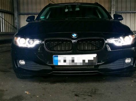 LED Tagfahrlicht Angel Eyes Scheinwerfer für BMW 3er F30 F31 11 15