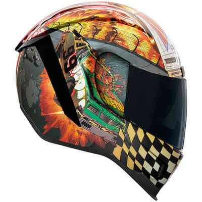 Casque de moto intégral en fibre Icon Airframe Pro Maxflash Vente en