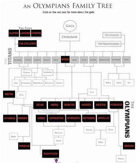 Zeus Children Chart