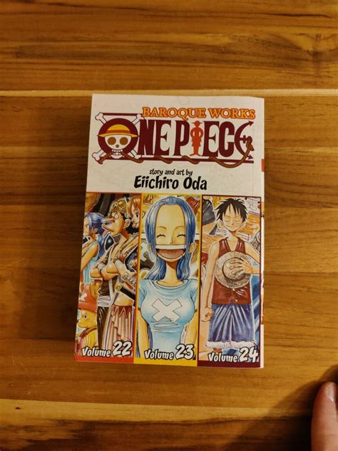 One Piece 3 in 1 Manga Omnibus Vol 8 Contains Vols 22-23-24 ENGLISH