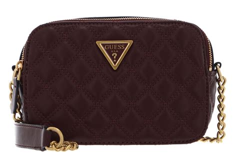 Guess Umh Ngetasche Giully Camera Bag Burgundy Modeherz