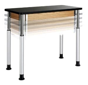 Adjustable Height Student Lab Tables, Phenolic Top | Boreal Science