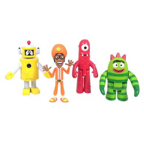 Yo Gabba Gabba 3-Inch Action Figure 4-Pack