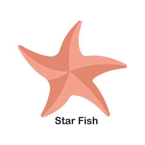 Icono De Estrella De Mar Vector Premium