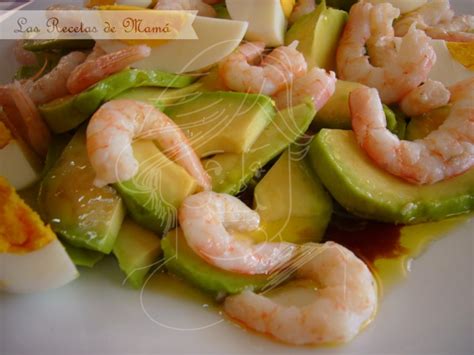 Ensalada De Aguacate Y Gambas Las Recetas De Mam