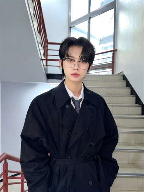 Black Dotted Half Framed Glasses Yeonjun Txt Fashion Chingu